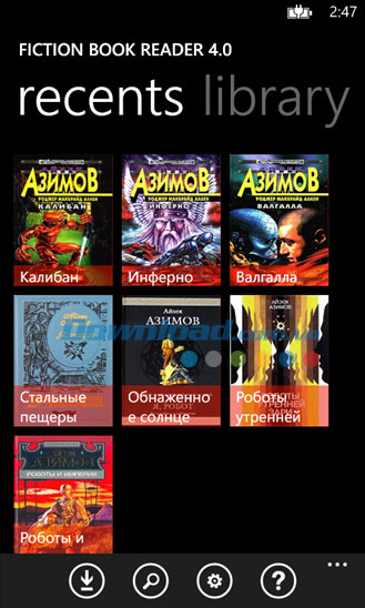 Fiction Book Reader for Windows Phone