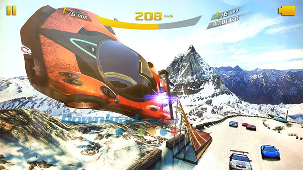 Asphalt 8: Airborne - Trải nghiệm đua xe 3D hấp dẫn với đồ họa đẹp và tính năng độc đáo. https://st.download.com.vn/data/image/2014/01/23/Asphalt-8-Airborne3.jpg