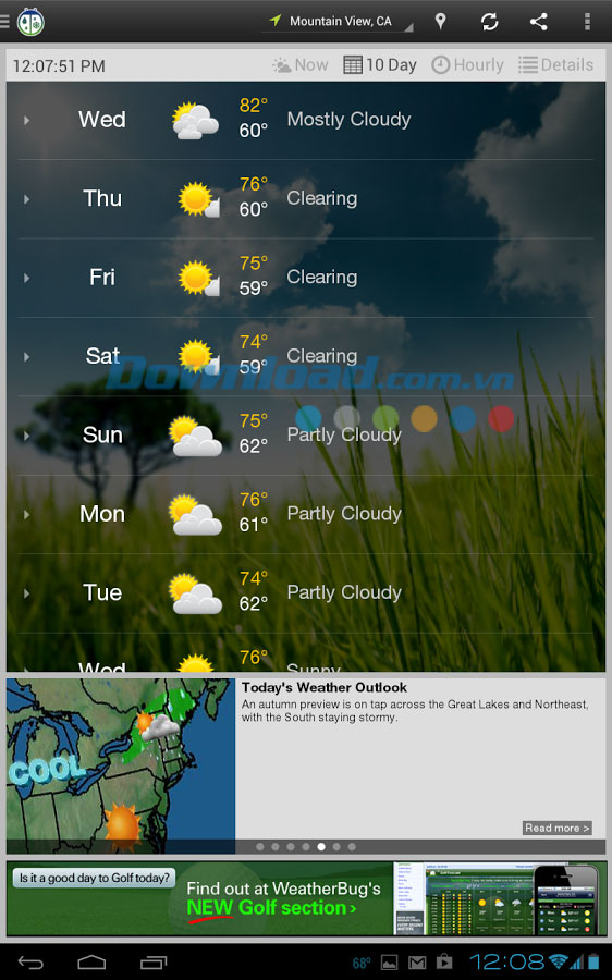 WeatherBug for Android