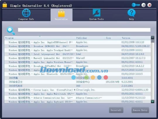 Simple Uninstaller