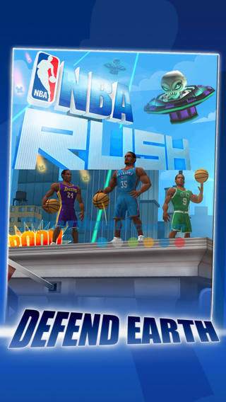 Game bóng rổ hành động NBA Rush for iOS