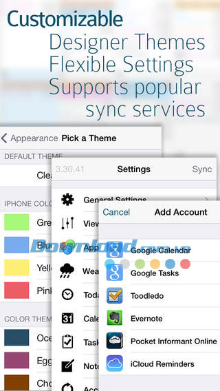 Tùy biến giao diện