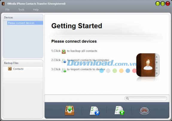 4Media iPhone Contacts Transfer