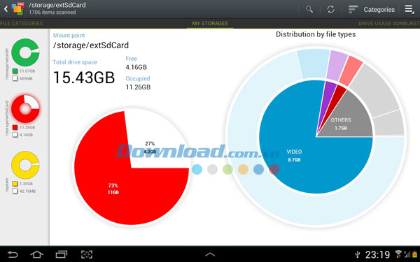Device Storage Analyser for Android