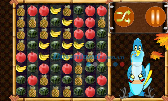 Ghép các cặp trái cây giống nhau Thirsty Bird for Windows Phone