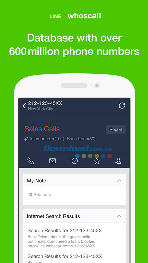 LINE whoscall for Android