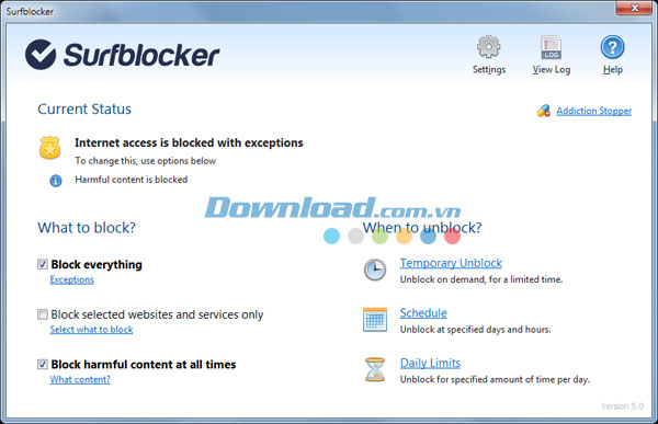 Surfblocker