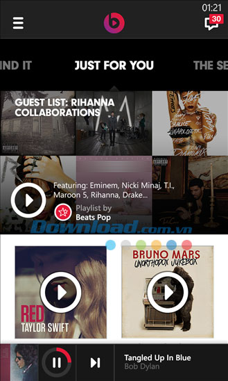 Beats Music for Windows Phone