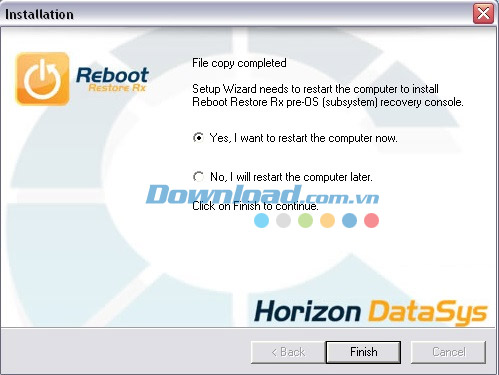 Reboot Restore Rx