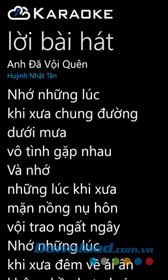 Cloud Karaoke for Windows Phone