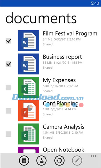 OneDrive (SkyDrive) for Windows Phone