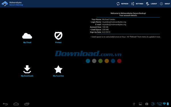 Malwarebytes Secure Backup for Android