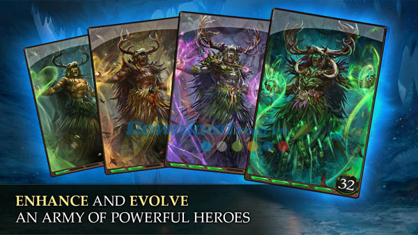 Cải thiện và phát triển đội quân Heroes of Camelot for Android