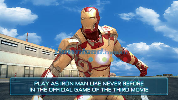 Game người sắt 3 hấp dẫn Iron Man 3 - The Official Game for iOS