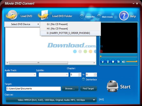 Movie DVD Convert