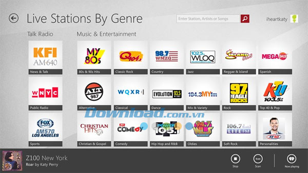 iHeartRadio for Windows 8