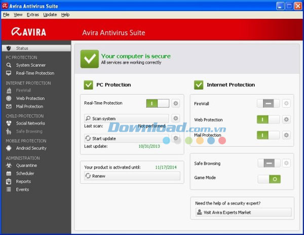 Avira Antivirus Suite