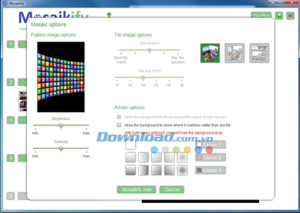 Mosaikify