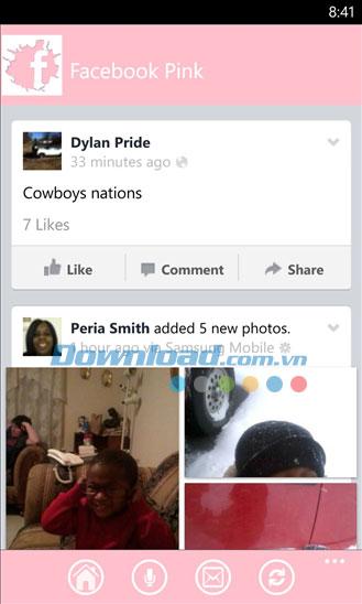 Facebook Pink for Windows Phone