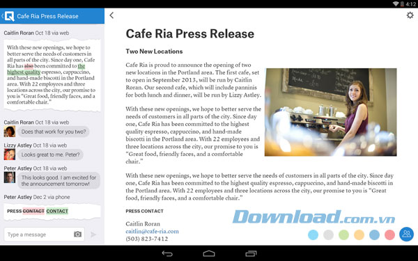 Quip for Android