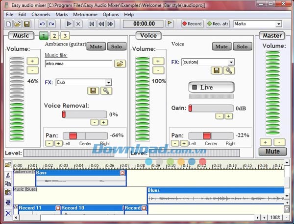 Easy Audio Mixer