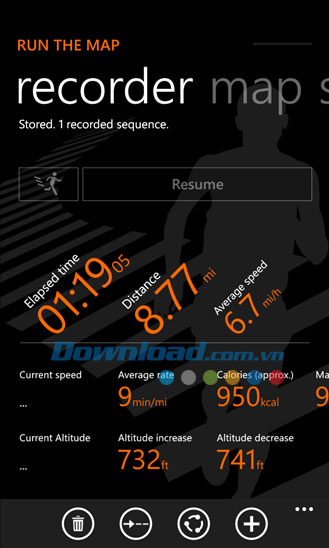 Run The Map for Windows Phone