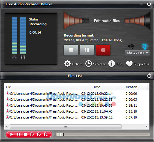 Free Audio Recorder Deluxe