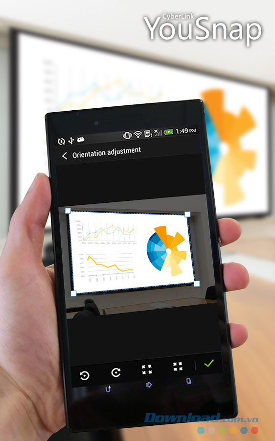 Scan dữ liệu trên Android YouSnap for Android