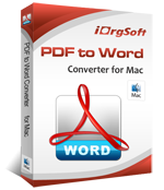 iOrgsoft PDF to Word Converter for Mac