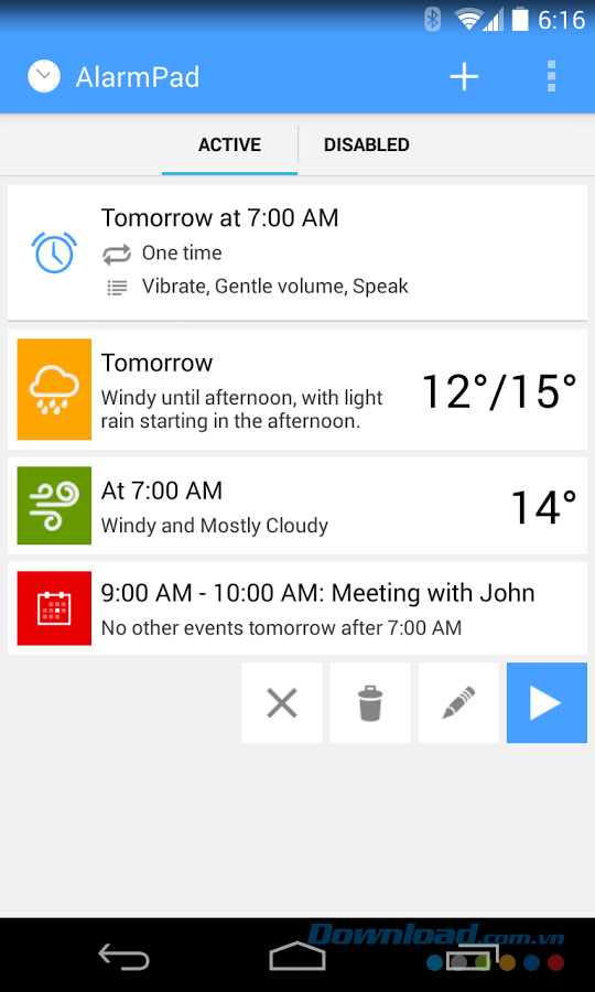 AlarmPad for Android