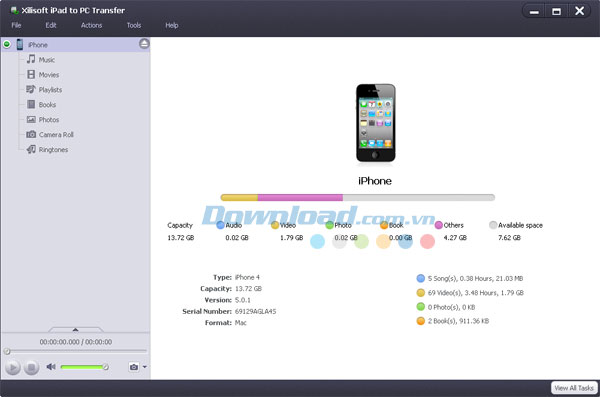 Xilisoft iPad to PC Transfer