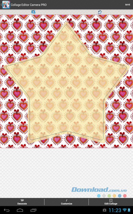 Ghép ảnh trên Android Collage Editor Camera for Android
