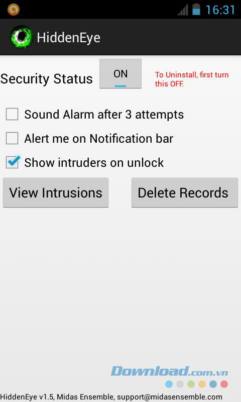 Hidden Eye for Android