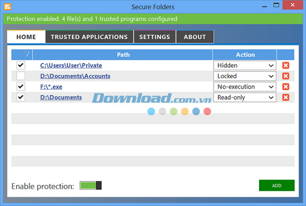 Secure Folders