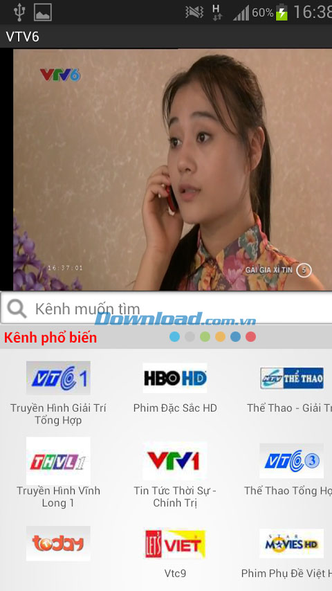 Xem TV Việt trên Android