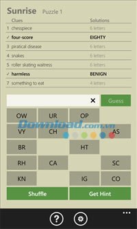 7 Little Words for Windows Phone