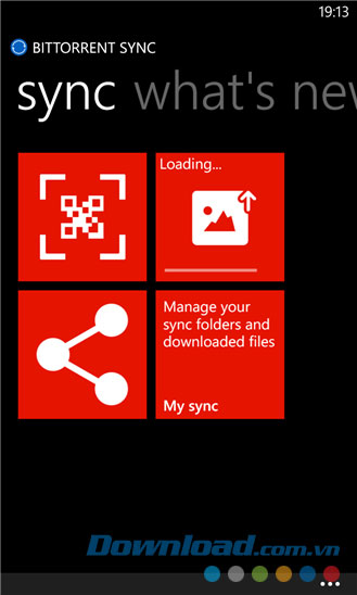 BitTorrent Sync for Windows Phone