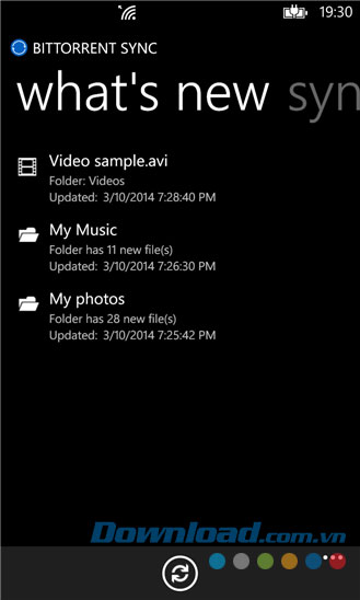 BitTorrent Sync for Windows Phone