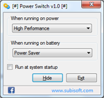 Power Switch3.1Kiểm soát chế độ pin/điện năng laptop