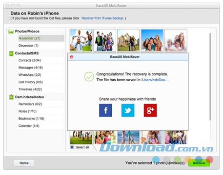 EaseUS MobiSaver for Mac