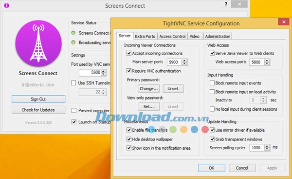 Screens Connect