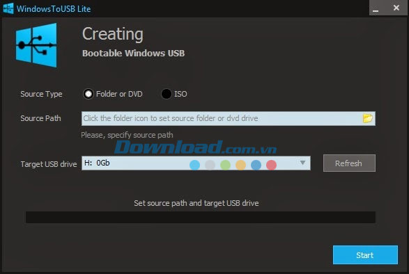 WindowsToUSB Lite