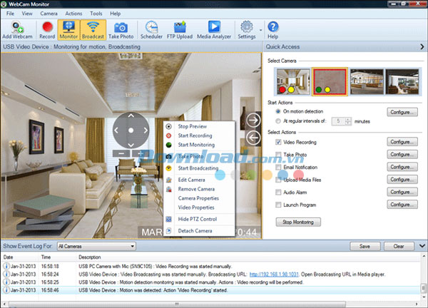 WebCam Monitor