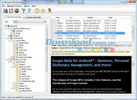 Windows Mail Recovery