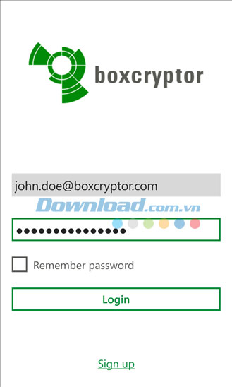 Boxcryptor for Windows Phone