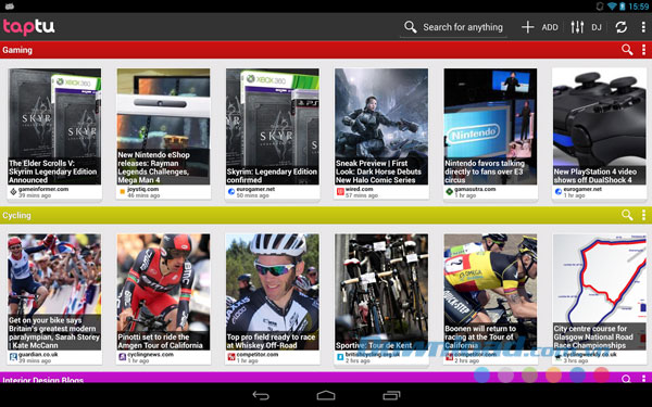 Taptu for Android