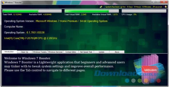 Windows 7 Booster