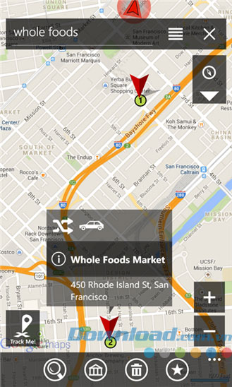 gMaps for Windows Phone