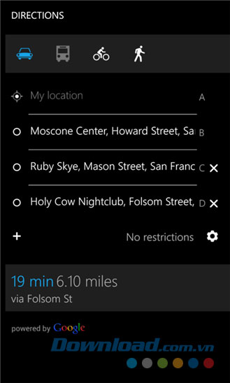 gMaps for Windows Phone