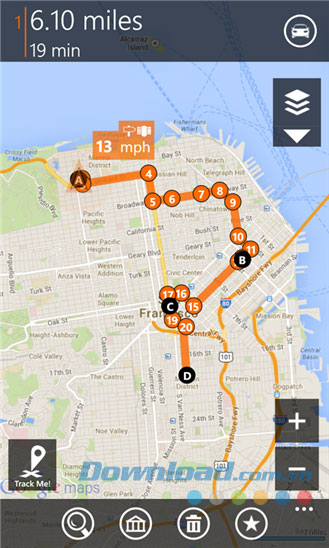 gMaps for Windows Phone